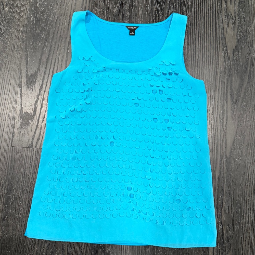 Ann Taylor Perforated Dot Tank